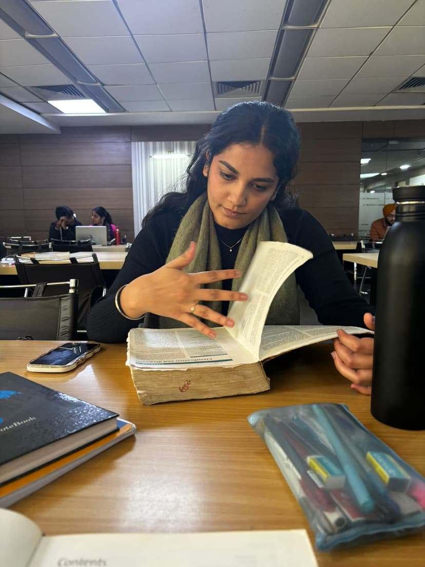 Manasi Dabke, an RCI-recognised clinical psychologist, reviewing a diagnostic classification manual